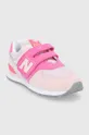 New Balance Buty dziecięce PV574WM1 różowy