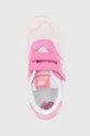 ružová Detské topánky New Balance PV574WM1