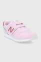 New Balance Buty dziecięce YZ373GS2 YZ373GS2 fioletowy AW21