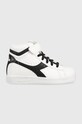 Diadora buty dziecięce imitacja skóry licowej biały 101.176726