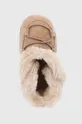 smeđa Dječje čizme za snijeg od brušene kože Moon Boot