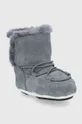 Dječje čizme za snijeg od brušene kože Moon Boot siva