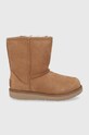 Detské semišové snehule UGG zateplené hnedá 1019646K.CHE
