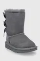 Dječje cipele za snijeg od brušene kože UGG siva