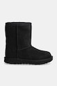 UGG Śniegowce zamszowe dziecięce T CLASSIC II 1017703T.BLK czarny AW21
