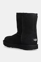Chłopiec UGG Śniegowce zamszowe dziecięce T CLASSIC II 1017703T.BLK czarny