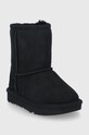 UGG Śniegowce zamszowe dziecięce T CLASSIC II 1017703T.BLK