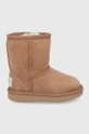 коричневый Детские замшевые сапоги UGG Для девочек