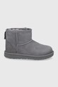 Detské semišové snehule UGG zateplené sivá 1017715K.GREY