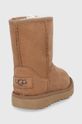 Chłopiec UGG śniegowce zamszowe dziecięce T CLASSIC WEATHER SHORT 1019646T.CHE brązowy
