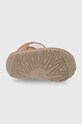 UGG śniegowce zamszowe dziecięce Classic II Clear Glitter 1121014T.CHE brązowy