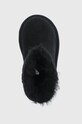 Dětské semišové sněhule UGG Bailey Zip Short černá 1123613T.BLK