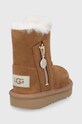 DÍVKA Dětské semišové sněhule UGG Bailey Zip Short 1123613T.CHE hnědá
