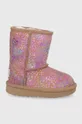 барвистий Дитячі замшеві чоботи UGG Classic II Spots Для дівчаток
