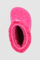 Crocs Śniegowce dziecięce różowy PUFF.BOOT.KIDS.207275.G