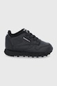 Dětské boty Reebok Classic CLASSIC LEATHER imitace kůže černá FZ2094