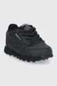 Παιδικά παπούτσια Reebok Classic CL LTHR CLASSIC LEATHER μαύρο