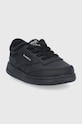 Reebok Classic încălțăminte din piele pentru copii Club C FZ2096 FZ2096 negru AW21