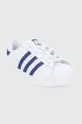 Παιδικά δερμάτινα παπούτσια adidas Originals SUPERSTAR λευκό