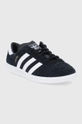 Детские замшевые кроссовки adidas Originals Hamburg H06605 чёрный