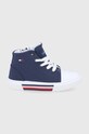 Tommy Hilfiger Trampki dziecięce syntetyczny granatowy T1X4.32057.20.27