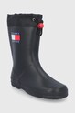 Детские резиновые сапоги Tommy Hilfiger T3X6.30766.35.39.Black чёрный AW21
