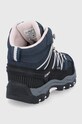 Chłopiec CMP buty zamszowe dziecięce KIDS RIGEL MID TREKKING SHOE WP 3Q12944.54UG granatowy