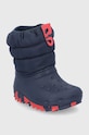 Dětské sněhule Crocs O.PUFF.BOOT.KIDS.207275 námořnická modř AW21