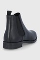 Încălțăminte Jack & Jones Ghete Chelsea de piele 12192758 negru