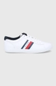 biały Tommy Hilfiger Buty skórzane FM0FM03722 Męski