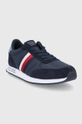 Tommy Hilfiger Buty skórzane FM0FM03736 granatowy