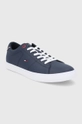 Tommy Hilfiger Buty skórzane FM0FM03739 granatowy