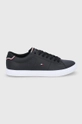 czarny Tommy Hilfiger Buty skórzane FM0FM03739 Męski