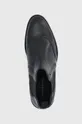 μαύρο Δερμάτινες μπότες Τσέλσι Tommy Hilfiger