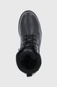černá Kožené boty Tommy Hilfiger
