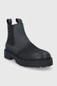 Tommy Jeans Sztyblety skórzane EM0EM00825.0IO EM0EM00825.0IO czarny AW21