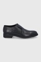BOSS Półbuty skórzane 50460265.001 eleganckie czarny 50460265.001