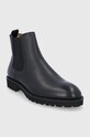 BOSS Sztyblety skórzane Edenlug 50460583.001 czarny AW21
