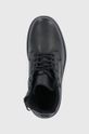 černá Kožené boty Calvin Klein