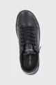 μαύρο Δερμάτινα παπούτσια Calvin Klein
