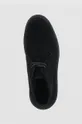μαύρο Σουέτ κλειστά παπούτσια Calvin Klein