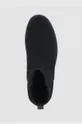 fekete Calvin Klein magasszárú cipő velúrból