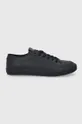 čierna Kožená obuv Calvin Klein Jeans Pánsky