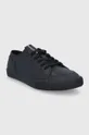Kožená obuv Calvin Klein Jeans čierna