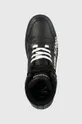 μαύρο Δερμάτινα αθλητικά παπούτσια Calvin Klein Jeans