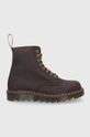 brązowy Dr. Martens Workery skórzane 1460 Pascal Ziggy Męski