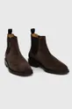 Gant magasszárú cipő velúrból Brockwill barna