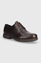 Camper scarpe in pelle Neuman pelle fiore marrone K100152.022