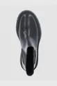 μαύρο Δερμάτινες μπότες Τσέλσι Camper Walden