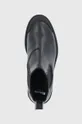 μαύρο Δερμάτινες μπότες Τσέλσι Blauer